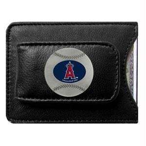  Los Angeles Angels MLB Card/Money Clip Holder (Leather 