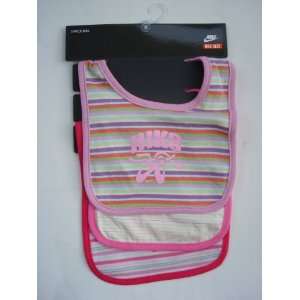   Baby Girl Pink Bibs, Ballerina Classic and Cheerleader Design: Baby
