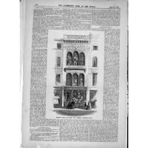    1860 Tucker Premises Oxford Street London Old Print