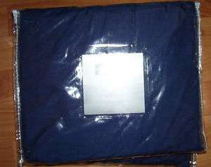 NEW J C PENNEY SOLID NAVY BLUE TWIN RUFFLED BEDSKIRT  