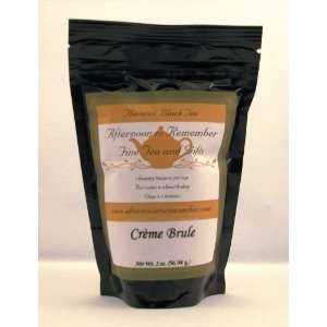 Crème Brule Flavored Black Tea, 2 oz. Grocery & Gourmet Food
