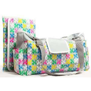  Gray Diaper Bag by Mekoh H&Bags With Changing Pad Baby
