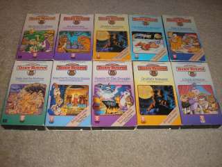 Lot of 9 The World of Teddy Ruxpin VHS Movies  