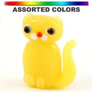  22mm Multi Color Cat Opaque Beads: Arts, Crafts & Sewing