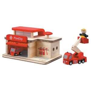  Plantoys Wooden Fire Station: Office Products