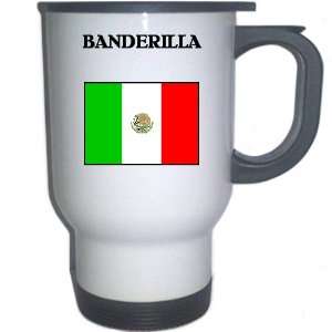 Mexico   BANDERILLA White Stainless Steel Mug 