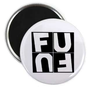  Creative Clam Fu F bomb Funny 2.25 Inch Fridge Magnet 