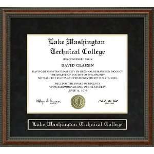  Lake Washington Technical College (LWTC) Diploma Frame 