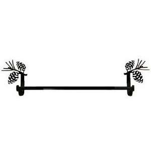  Wrought Iron Pinecone Towel Bar: Home & Kitchen