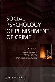Social Psychology of Punishment of Crime, (0470515996), Steffen 