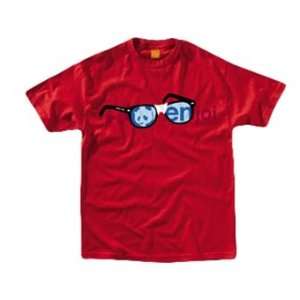  Enjoi T Shirts Geek Chic   Red: Sports & Outdoors