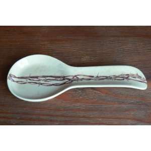  Barbwire Spoon Rest: Kitchen & Dining