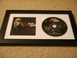 Sean Paul Signed CD Framed The Trinity Autograph Authentic COA  