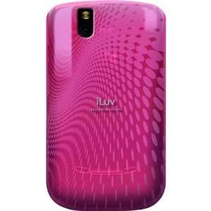   Pink Flexi Clear TPU Case With Dot Wave Pattern F: Musical Instruments