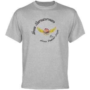  Iowa Barnstormers Ash Circle Script T shirt Sports 