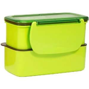    Innobaby Packin Smart Lock & Lock Stacking Bento Box   Green Baby