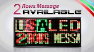   15MM   OUTDOOR PROGRAMMABLE SCROLLING MESSAGE BOARD TRI COLOR  