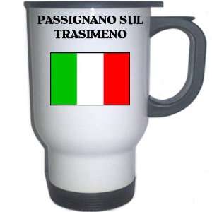   PASSIGNANO SUL TRASIMENO White Stainless Steel Mug 