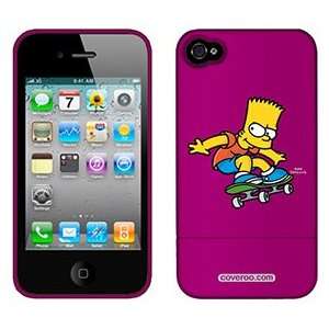  Skateboarding Bart Simpson on AT&T iPhone 4 Case by 
