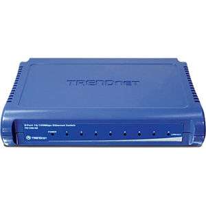 TRENDNET TE100 S8   8 PORT 10/100MBPS SWITCH (PLASTIC)  