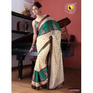   Stylish Indian Designer Faux Georgette Saree / Sari 