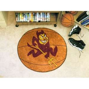  Arizona State Sun Devils NCAA Basketball Round Floor Mat 