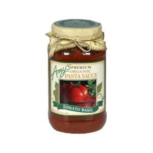 Amys Organic Tomato Basil Sauce   24.5: Grocery & Gourmet Food