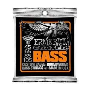   Ernie Ball 3833 Coated Bass Strings   Hybrid Slinky 