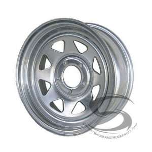    13 x 4.5 Galvanized Steel Spoke Trailer Wheel 5 Lug: Automotive