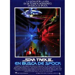 Star Trek 3 The Search for Spock Poster Spanish 27x40 William Shatner 