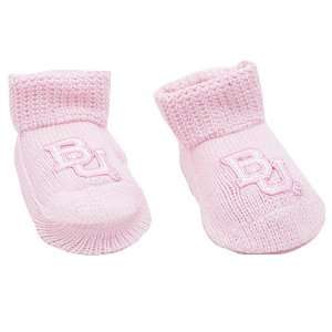 Baylor Bears Pink Boxed Booties