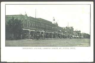   Minnesota MN 1908 Downtown Minnesota Avenue North Vintage Postcard