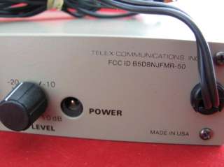 You are viewing a used Telex FMR 50 Wireless Microphone Receiver