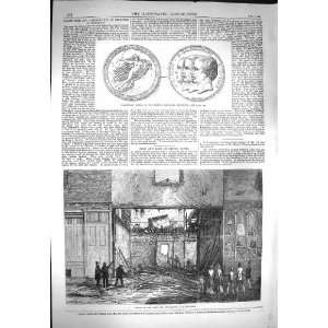  1869 Fire Explosion Bayswater Medal French Institute