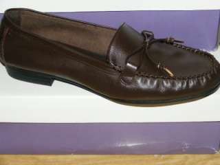 New MOOTSIES TOOTSIES Brown Leather moccasin loafer 6  