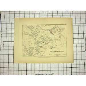  JOHNSTON ANTIQUE MAP 1794 BATTLE TURCOING TOURNAY