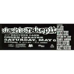 Slashs Snakepit Denver Concert Poster 1995