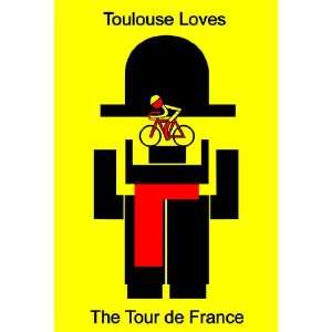   Asbjorn Lonvig   32x40 inches   Stage 21 Toulouse Loves Tour de France
