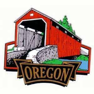  Oregon Magnet 2D Covered Bridge Case Pack 72: Everything 