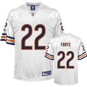  Matt Forte Jersey: Reebok White Replica #22 Chicago Bears 