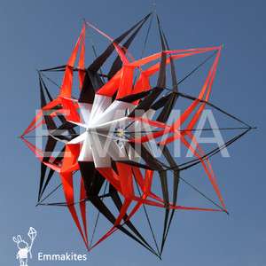   3D Lotus Box Kites 10ft Diameter / Single Line  Amazing  