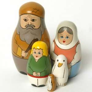  Jack and the Beanstalk Nesting Doll: Toys & Games