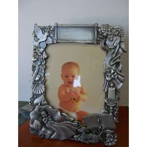  beautiful baby angel metal picture frame 7x5