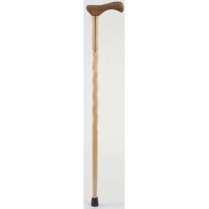  Brazos Walking Sticks   Twisted Maple cane w/Bocote handle 