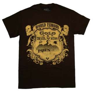 Pawn Stars Gold And Silver Crest TV Show T Shirt Tee  