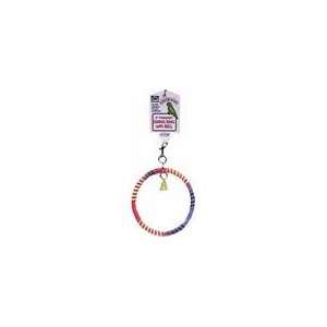  Vo Toys Rainbow 5in Swing with Bell Bird Toy: Pet Supplies