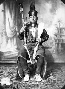 Photo ca 1925 Osage Indian Chief Bacon Rind  