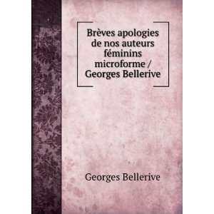   fÃ©minins microforme / Georges Bellerive Georges Bellerive Books