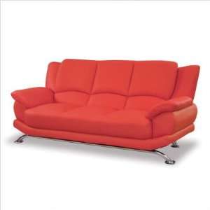    Bundle 10 Rogers Red Leather Sofa (2 Pieces)