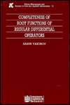 Completeness of Root Functions of Regular Differential Operators, Vol 